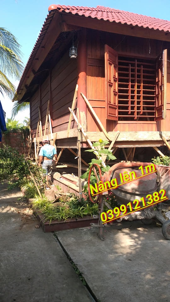 Nâng nhà gỗ Đồng Tháp